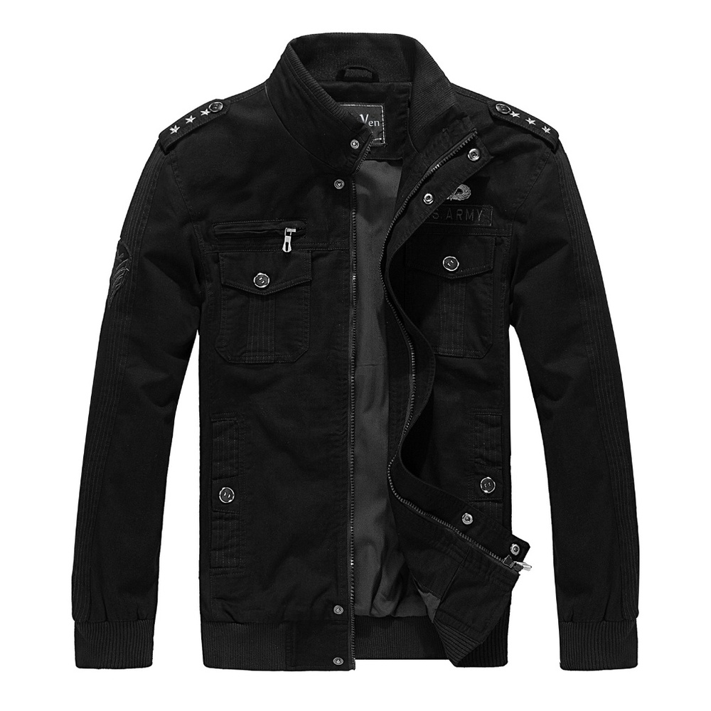 NWOT WenVen Men's "US ARMY" Casual Jacket